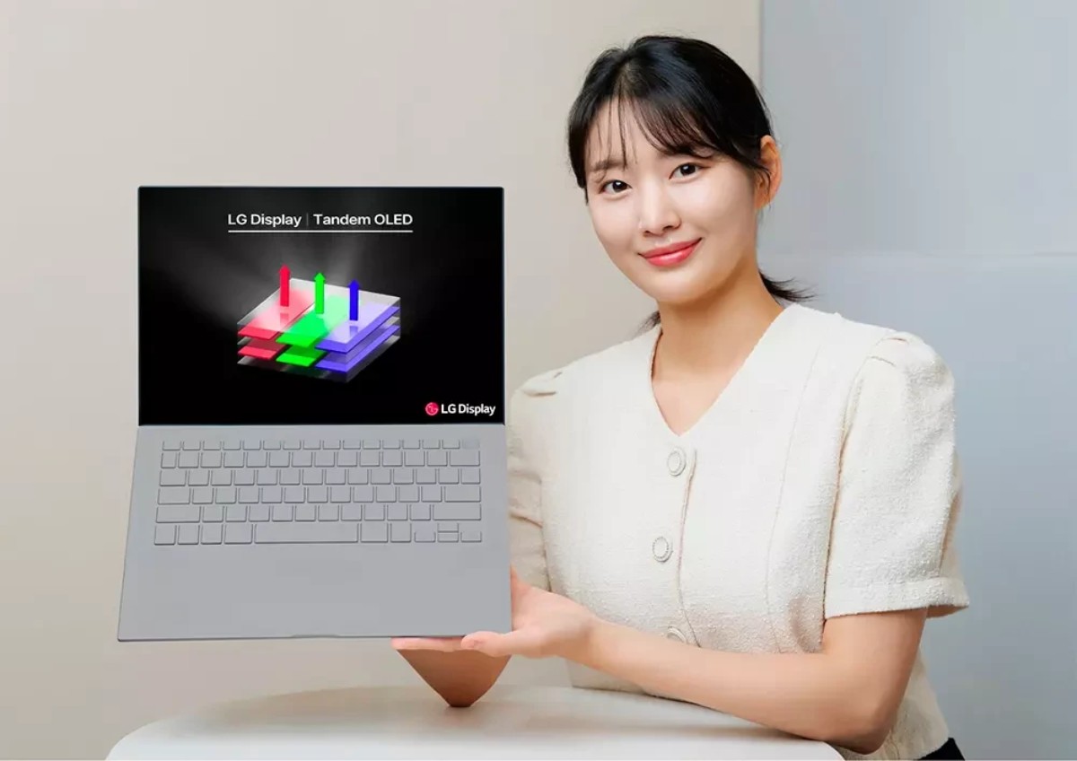 LG Display begins mass production of Tandem OLED panels for laptops